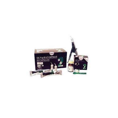 GC 000142 Fuji II LC Light Cure Glass Ionomer Restorative Capsules A4 50/Pk GC 000142 Fuji II LC Light Cure Glass Ionomer Restorative Capsules A4 50/Pk